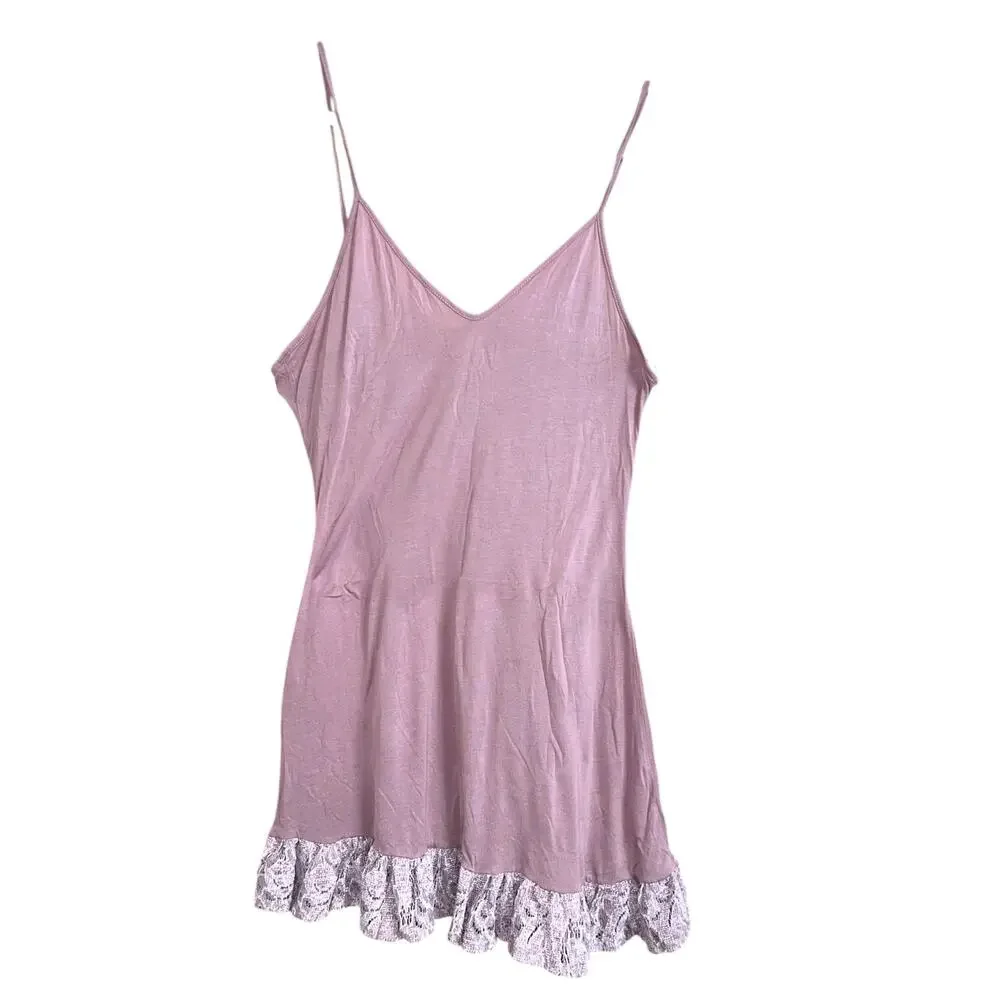 Free People Ruby Lacy Mauve Dress Small